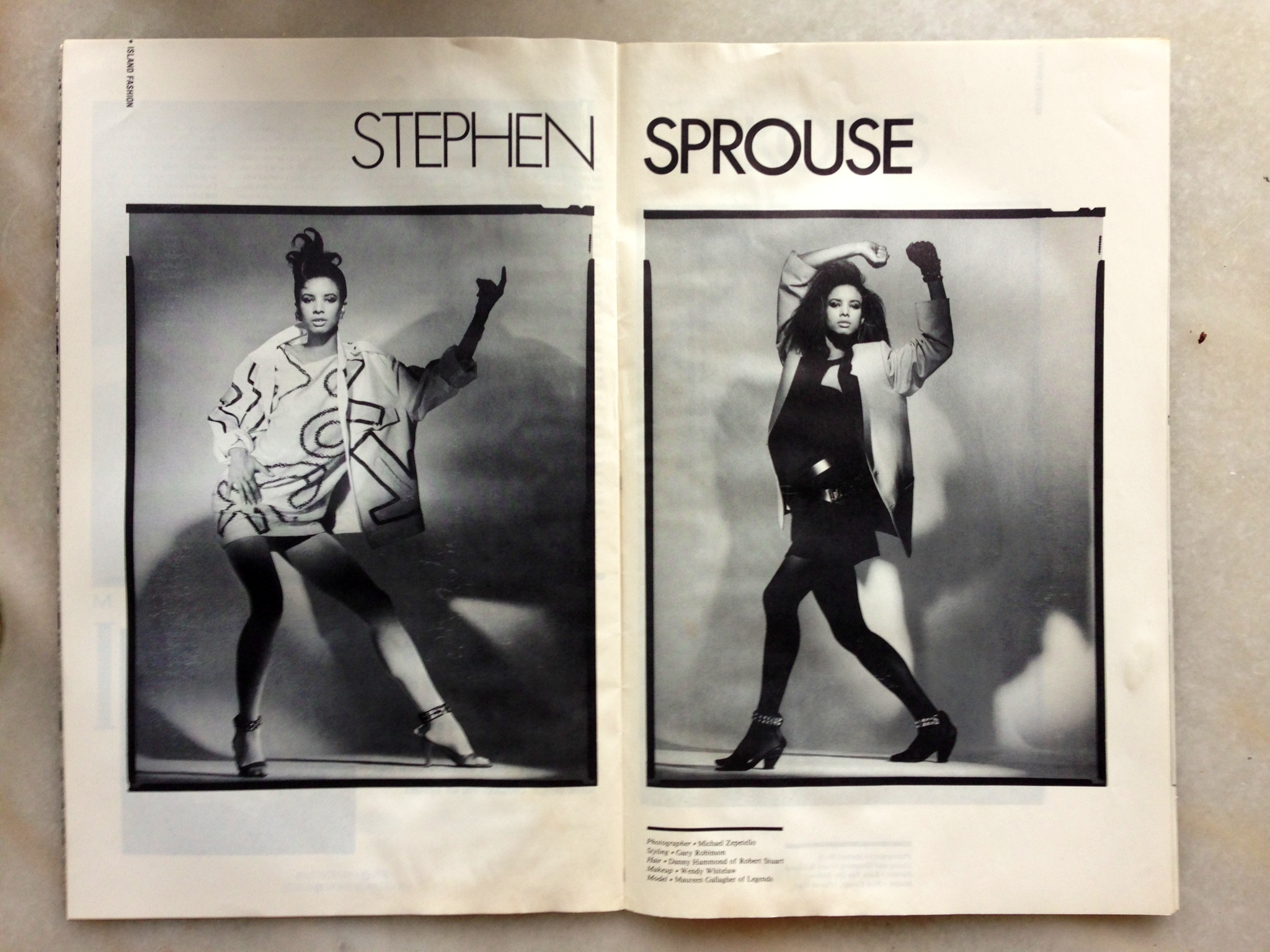 VagaBond Nyc: Sprouse in da House: Stephen Sprouse 1984